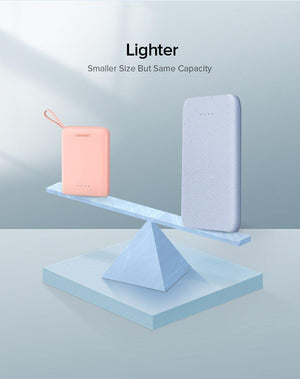 Planet Gates China / Mini PowerBank White Ugreen Mini Power Bank 10000mAh Ultra Slim PoverBank for Samsung S9 S8 Dual USB Powerbank External Battery Pack Portable Charger