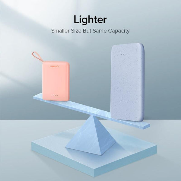 Planet Gates China / Mini PowerBank White Ugreen Mini Power Bank 10000mAh Ultra Slim PoverBank for Samsung S9 S8 Dual USB Powerbank External Battery Pack Portable Charger