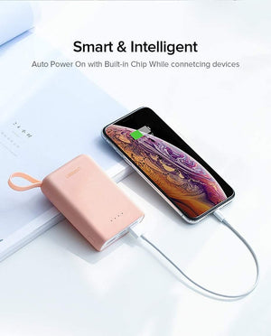 Planet Gates China / Mini PowerBank White Ugreen Mini Power Bank 10000mAh Ultra Slim PoverBank for Samsung S9 S8 Dual USB Powerbank External Battery Pack Portable Charger