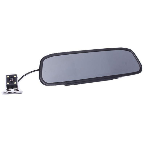 Planet Gates China / Monitor 8 LED 4.3" Car Rearview Mirror Monitor Auto Parking System + LED Night Vision Backup Reverse Camera CCD Car Rear View Camera