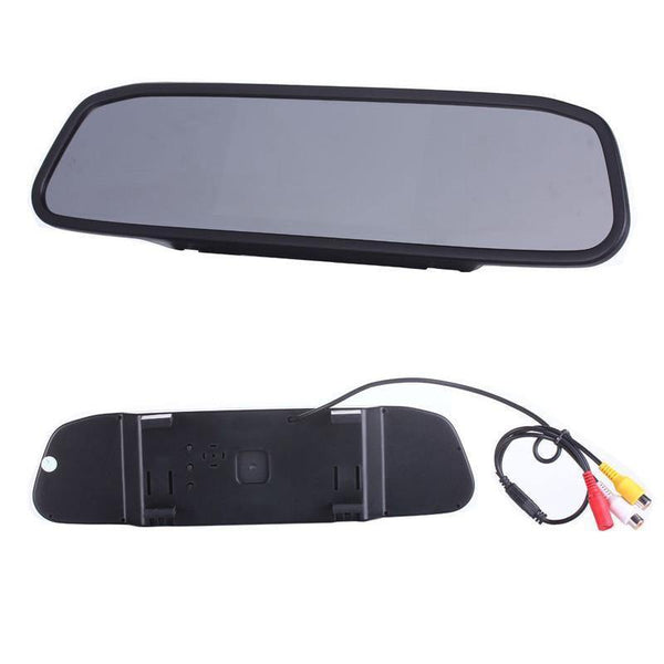 Planet Gates China / Monitor 8 LED 4.3" Car Rearview Mirror Monitor Auto Parking System + LED Night Vision Backup Reverse Camera CCD Car Rear View Camera