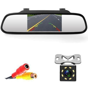 Planet Gates China / Monitor 8 LED 4.3" Car Rearview Mirror Monitor Auto Parking System + LED Night Vision Backup Reverse Camera CCD Car Rear View Camera