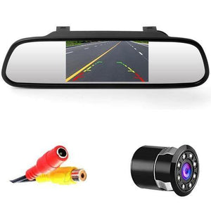 Planet Gates China / Monitor N2017 4.3" Car Rearview Mirror Monitor Auto Parking System + LED Night Vision Backup Reverse Camera CCD Car Rear View Camera