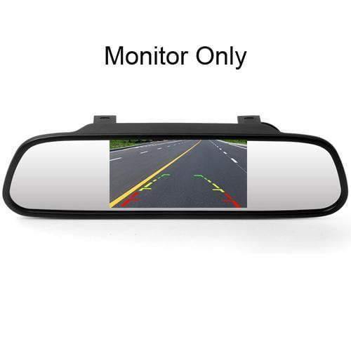 Planet Gates China / Monitor Only 4.3" Car Rearview Mirror Monitor Auto Parking System + LED Night Vision Backup Reverse Camera CCD Car Rear View Camera