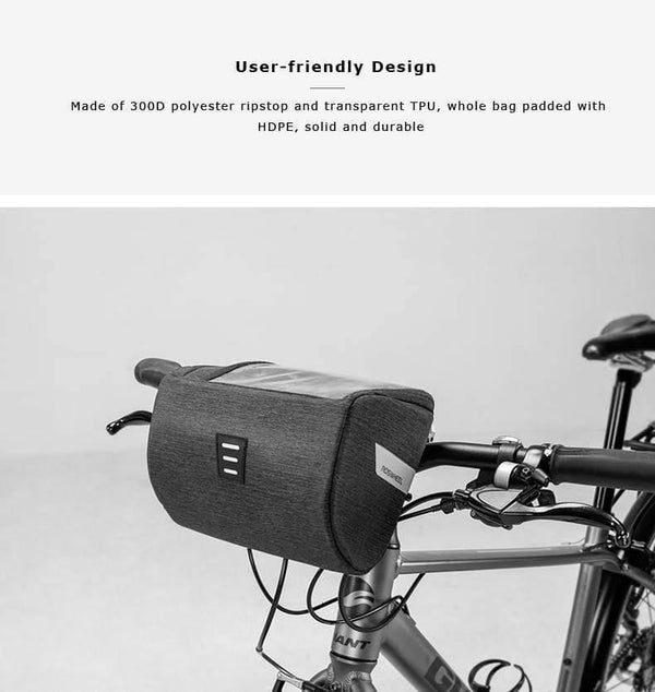 Planet Gates China Mountain Road 111467 Water Resistant Touchscreen Cycling Bike Bicycle Handlebar Bag For Map or Mobile Cell Phone