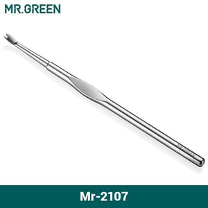 Planet Gates China / Mr-2107 Cuticle Remover Dead Skin Pusher Surgical Grade Stainless Steel Nail Art Manicure Tools Scraper Nail Cleaner Trimmer