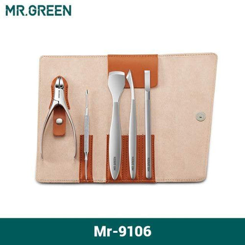 Planet Gates China / Mr-9106 Pedicure Knife Set Professional Ingrown Toenail Foot Care Tools Stainless Steel Nail Nippers Clipper Remover Kit