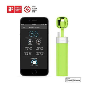 Planet Gates China / Natural Green Power Bank Battery 3000mAh Smart APP Portable Mini Charger with MFI Lightning Cable for iPhone 6 6S 7 8 Plus iPod Apple