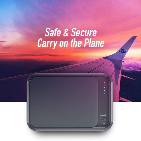 Planet Gates China / Navy Blue ROCK Mini Power Bank 10000mAh 18W USB C PD Fast Charging QC3.0 Quick Charge External Battery For iPhone Xs Max Samsung S9
