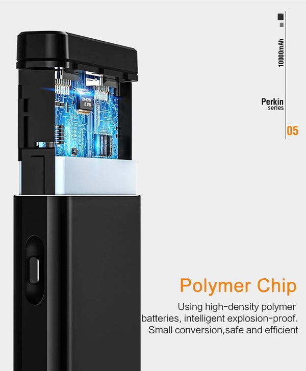 Planet Gates China / New Black USAMS Power Bank 10000mAh Dual USB Mobile Phone Portable Charger Powerbank Backup External Battery