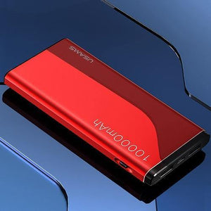 Planet Gates China / New Red USAMS Power Bank 10000mAh Dual USB Mobile Phone Portable Charger Powerbank Backup External Battery