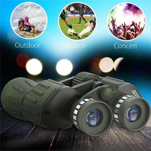 Planet Gates China Night Vision 60x50 HD Binoculars Military Zoom Powerful  Hunting Optics Astronomical Telescope Objective + Eyepiece Adjustment