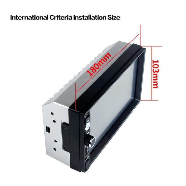 Planet Gates China / No Camera Universal 7010B Car MP5 Player 7inch 2Din Touch Screen Audio Stereo Multimedia FM/MP5/USB/AUX/Bluetooth Camera Car Video Player