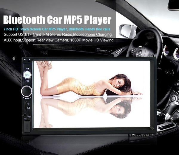 Planet Gates China / No Camera Universal 7010B Car MP5 Player 7inch 2Din Touch Screen Audio Stereo Multimedia FM/MP5/USB/AUX/Bluetooth Camera Car Video Player