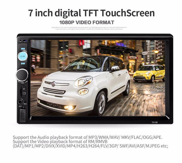 Planet Gates China / No Camera Universal 7010B Car MP5 Player 7inch 2Din Touch Screen Audio Stereo Multimedia FM/MP5/USB/AUX/Bluetooth Camera Car Video Player