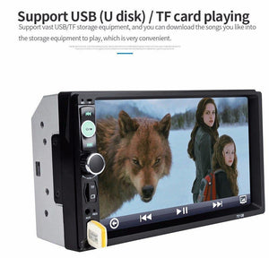 Planet Gates China / No Camera Universal 7010B Car MP5 Player 7inch 2Din Touch Screen Audio Stereo Multimedia FM/MP5/USB/AUX/Bluetooth Camera Car Video Player