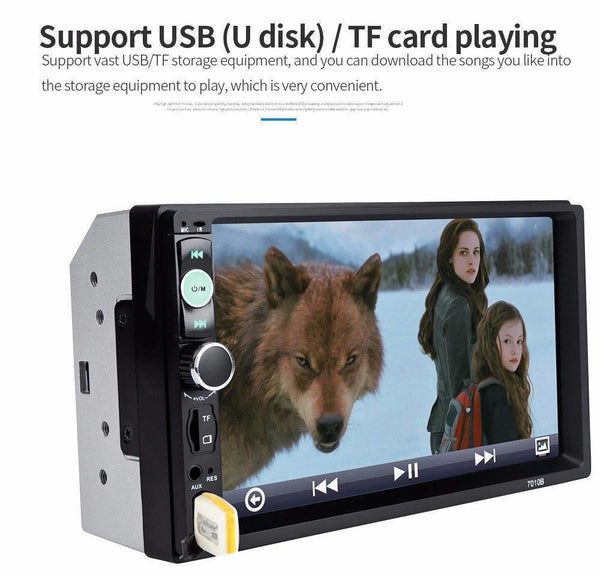 Planet Gates China / No Camera Universal 7010B Car MP5 Player 7inch 2Din Touch Screen Audio Stereo Multimedia FM/MP5/USB/AUX/Bluetooth Camera Car Video Player