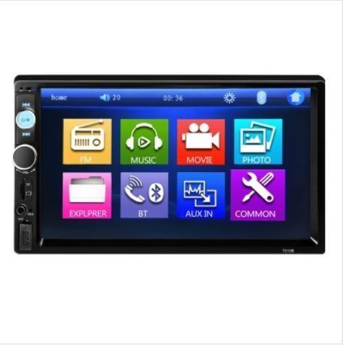 Planet Gates China / No Camera Universal 7010B Car MP5 Player 7inch 2Din Touch Screen Audio Stereo Multimedia FM/MP5/USB/AUX/Bluetooth Camera Car Video Player