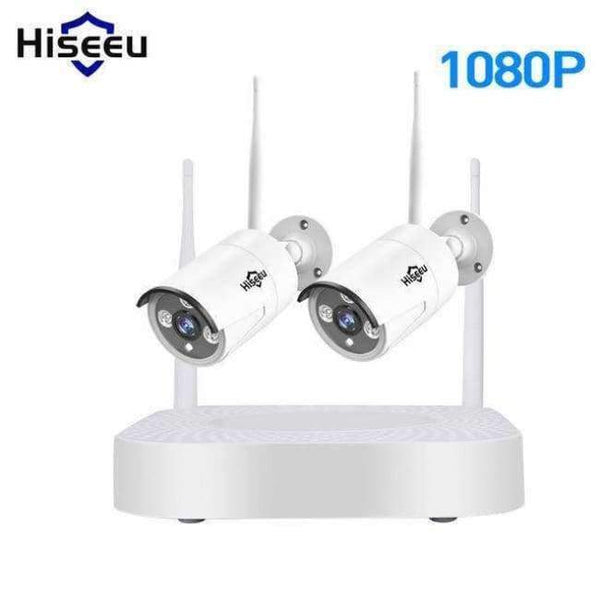 Planet Gates China / None / 1080P White Hiseeu 1080P 960P wireless CCTV System IP Bullet Camera HD 2MP NVR Recorder Video Security Camera Surveillance System