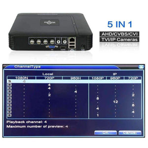 Planet Gates China / None / 720P Bullet Hiseeu HD 4CH 1080N 5in1 AHD DVR Kit CCTV System 2pcs 720P/1080P AHD waterproof/dome IR Camera 2MP P2P Security Surveillance Set