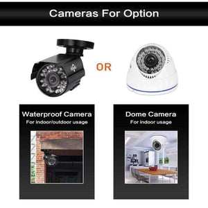 Planet Gates China / None / 720P Bullet Hiseeu HD 4CH 1080N 5in1 AHD DVR Kit CCTV System 2pcs 720P/1080P AHD waterproof/dome IR Camera 2MP P2P Security Surveillance Set