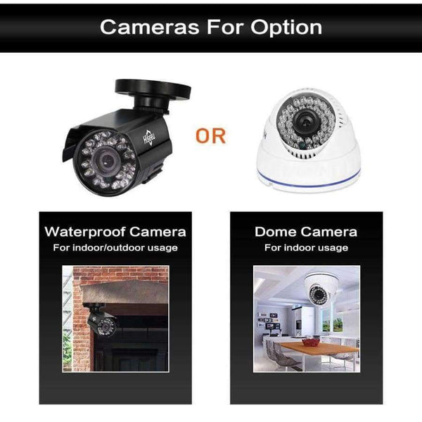 Planet Gates China / None / 720P Bullet Hiseeu HD 4CH 1080N 5in1 AHD DVR Kit CCTV System 2pcs 720P/1080P AHD waterproof/dome IR Camera 2MP P2P Security Surveillance Set