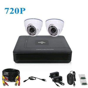 Planet Gates China / None / 720P Dome Hiseeu HD 4CH 1080N 5in1 AHD DVR Kit CCTV System 2pcs 720P/1080P AHD waterproof/dome IR Camera 2MP P2P Security Surveillance Set