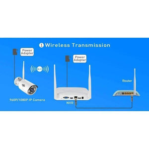 Planet Gates China / None / 960P White Hiseeu 1080P 960P wireless CCTV System IP Bullet Camera HD 2MP NVR Recorder Video Security Camera Surveillance System