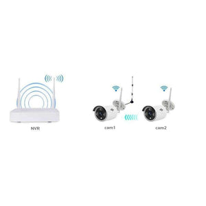 Planet Gates China / None / 960P White Hiseeu 1080P 960P wireless CCTV System IP Bullet Camera HD 2MP NVR Recorder Video Security Camera Surveillance System