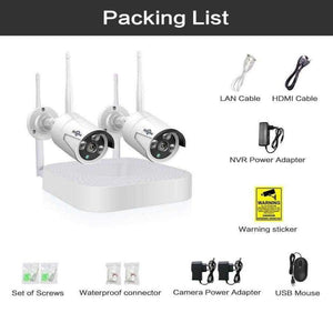 Planet Gates China / None / 960P White Hiseeu 1080P 960P wireless CCTV System IP Bullet Camera HD 2MP NVR Recorder Video Security Camera Surveillance System