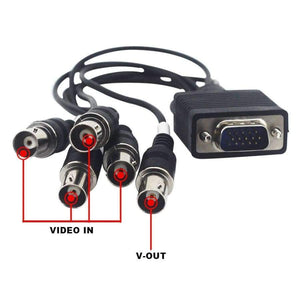 Planet Gates China / None / AU Plug, Black Smar 4CH 1080N 5 in 1 AHD DVR Kit CCTV System 2PCS 720P/1080P IR AHD Camera Outdoor Waterproof Day & Night Security Camera Kit