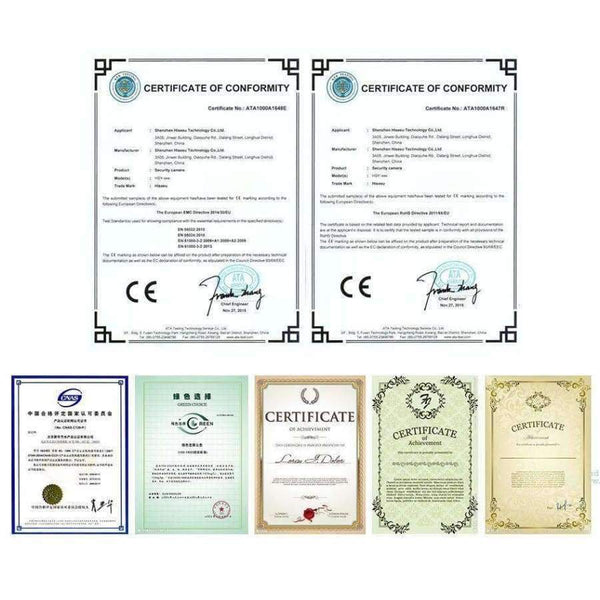 Planet Gates China / None / Black Hiseeu 4CH DVR CCTV System 2PCS Cameras 2CH 1.0 MP IR Outdoor Security Camera 720P HDMI AHD CCTV DVR 1200 TVL Surveillance Kit