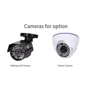 Planet Gates China / None / Black Hiseeu 4CH DVR CCTV System 2PCS Cameras 2CH 1.0 MP IR Outdoor Security Camera 720P HDMI AHD CCTV DVR 1200 TVL Surveillance Kit