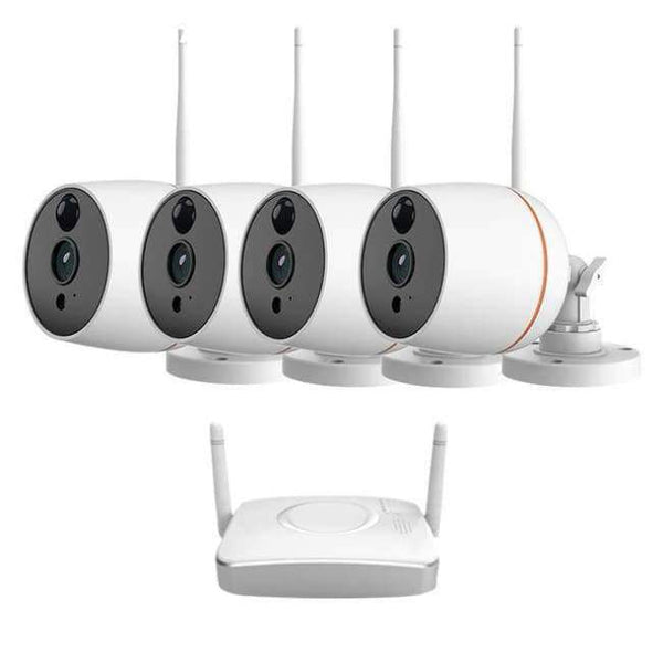 Planet Gates China / None / EU Plug, 4 cameras Meisort Wireless Security Camera System 4CH NVR Kit 960P HD Outdoor IP Camera Waterproof Wifi Surveillance CCTV Camera System