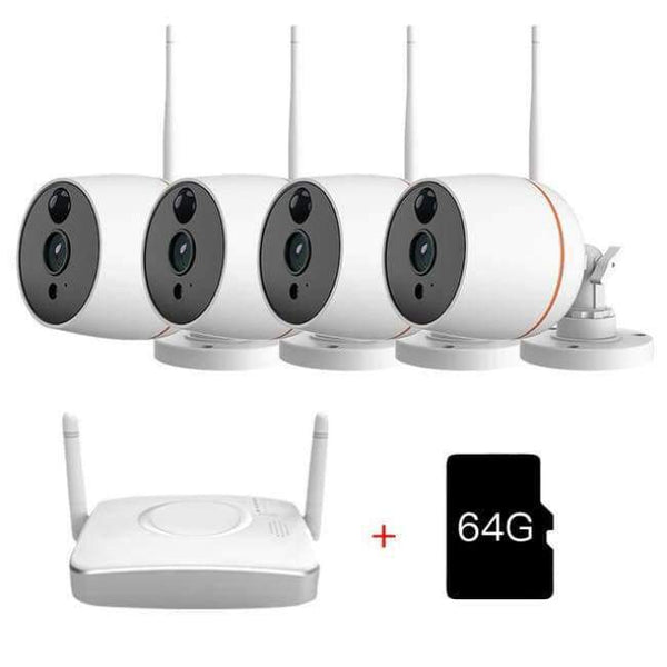 Planet Gates China / None / EU Plug, 4 cameras with card Meisort Wireless Security Camera System 4CH NVR Kit 960P HD Outdoor IP Camera Waterproof Wifi Surveillance CCTV Camera System