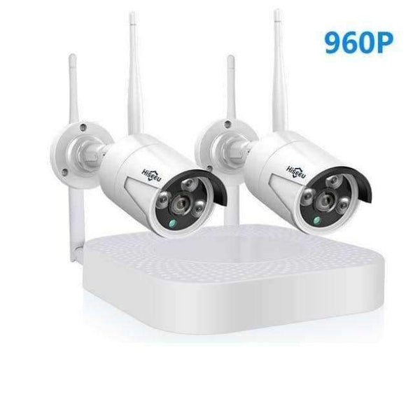 Planet Gates China / None / Purple Hiseeu 4CH 960P/1080P Wireless CCTV camera System wifi 2pcs 1.3MP 2MP waterproof IP camera outdoor security kit cctv extendable