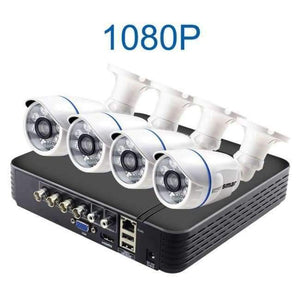 Planet Gates China / None / White Smar CCTV 4CH 720P/1080P AHD Camera Kit P2P HDMI H. 264 DVR Video Surveillance System Waterproof Outdoor Security Camera Kit