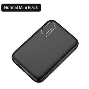 Planet Gates China / Normal Mini Black Power Bank for xiaomi mi iPhone,USAMS Mini Pover Bank 10000mAh LED Display Powerbank External Battery Poverbank  Fast charging