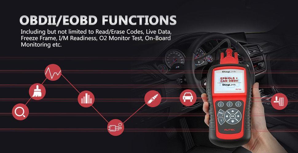 Planet Gates China OBDII EOB2 Code Reader Full System Auto Diagnostic Tool Car Scanner with Oil Reset EPB ABS Service Same as MD802