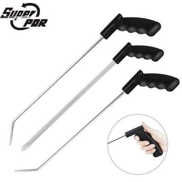 Planet Gates China / One Total Set Super PDR Tools Push Rods Hooks Mini Crowbar Pry Bar Tool Paintless Dent Repair Tool Kit Auto PDR Rod Hooks Crowbars Ferramentas