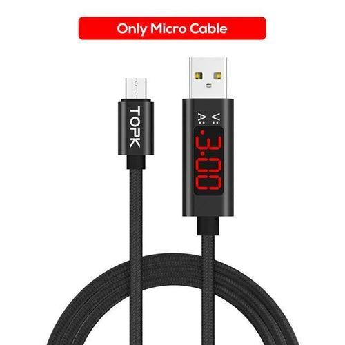 Planet Gates China / Only Micro Cable TOPK Mobile Phone Charger 18W Quick Charge 3.0 Fast USB Charger EU Plug Wall Travel Adapter for Samsung Galaxy S9/S8 Xiaomi LG