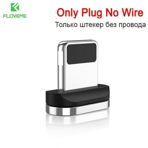 Planet Gates China / Only Plug / For Apple iPhone FLOVEME 3A Magnetic Cable Micro USB Type C Cable For iPhone 1M Fast Charging USB C Phone Magnet Charger For Samsung Xiaomi Cabo