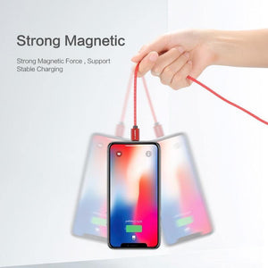 Planet Gates China / Only Plug / For Apple iPhone FLOVEME 3A Magnetic Cable Micro USB Type C Cable For iPhone 1M Fast Charging USB C Phone Magnet Charger For Samsung Xiaomi Cabo
