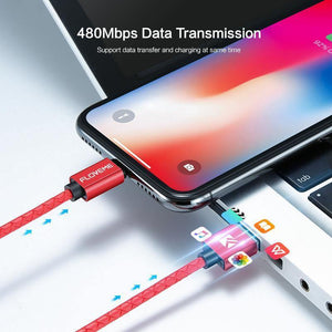 Planet Gates China / Only Plug / For Apple iPhone FLOVEME 3A Magnetic Cable Micro USB Type C Cable For iPhone 1M Fast Charging USB C Phone Magnet Charger For Samsung Xiaomi Cabo