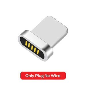 Planet Gates China / Only Plug No Wire / 1M For 8-Pin TOPK Magnetic USB Cable For iPhone Xs Max Micro USB Type C Magnet Charger  Data Charging Moblie Phone Cables for Samsung Xiaomi