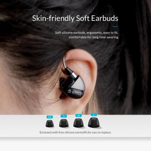Planet Gates China ORICO In-Ear Sport Earphones Music Stereo Gaming Earphone for Phone Xiaomi with Microphone for iPhone 5s iPhone 6 Samsung MP3