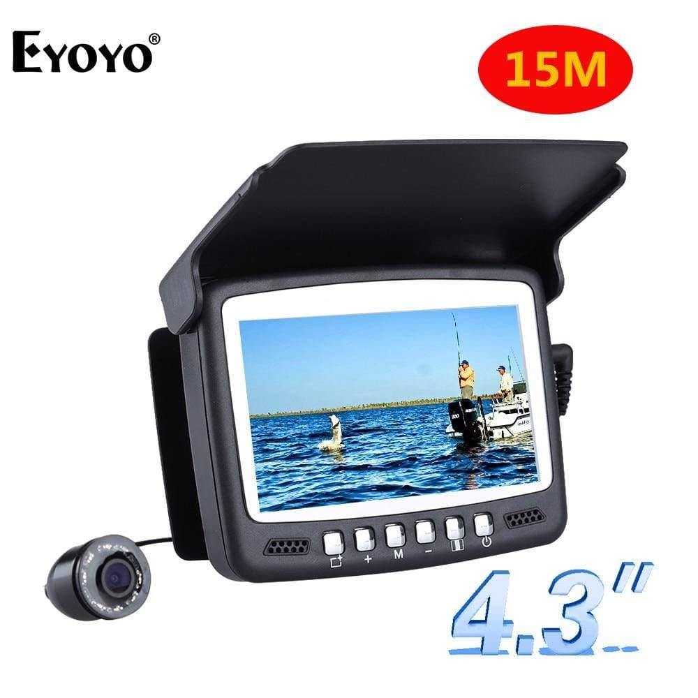 Planet Gates China Original 15M 1000TVL Fish Finder Underwater Ice Fishing Camera 4.3" LCD Monitor 8PCS LED Night Vision Camera For Fishing