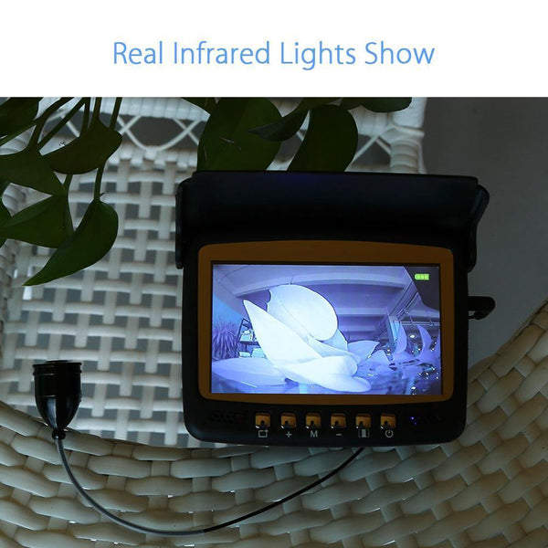 Planet Gates China Original 15M 1000TVL Fish Finder Underwater Ice Fishing Camera 4.3" LCD Monitor 8PCS LED Night Vision Camera For Fishing