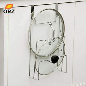 Planet Gates China ORZ Cabinet Door Hook Pan Pot Cover Lid Rack Stand Stove Organizer Kitchen Storage Holder Rack Shelf Kitchen Accessories