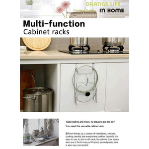 Planet Gates China ORZ Cabinet Door Hook Pan Pot Cover Lid Rack Stand Stove Organizer Kitchen Storage Holder Rack Shelf Kitchen Accessories